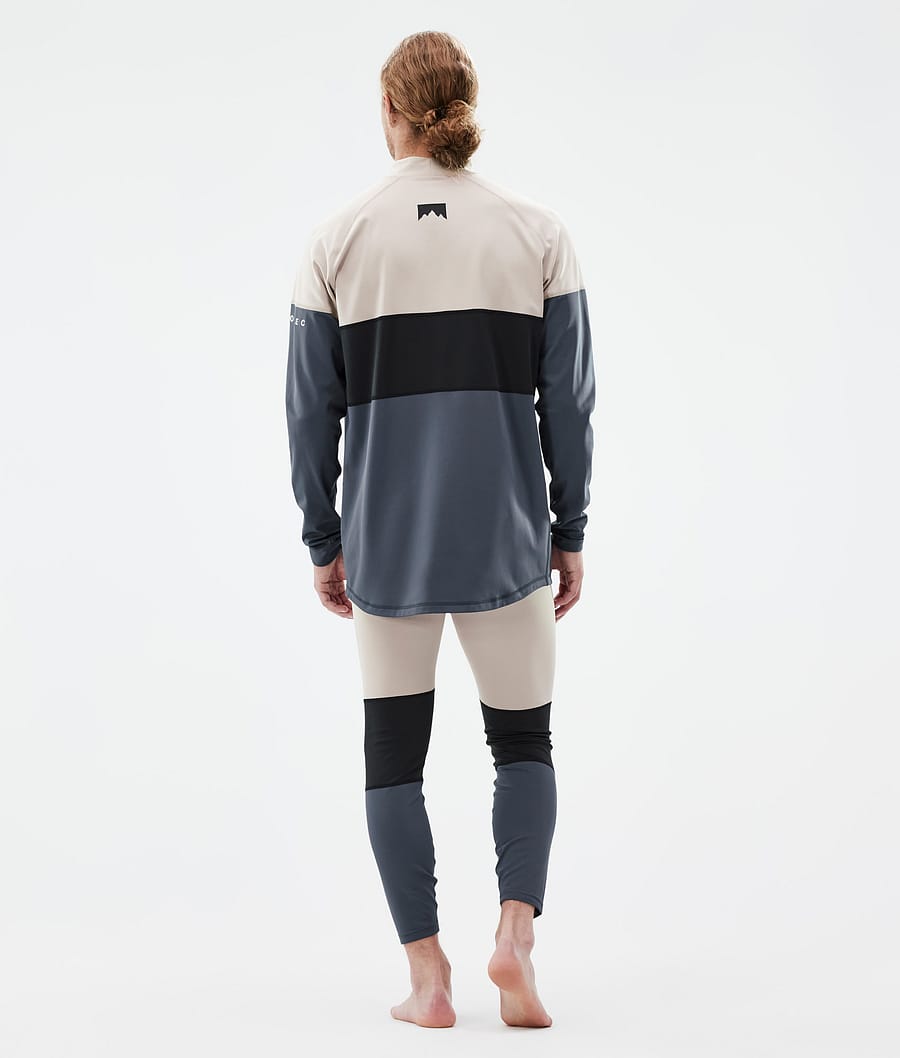 Alpha ベースレイヤートップ メンズ Sand/Black/Metal Blue