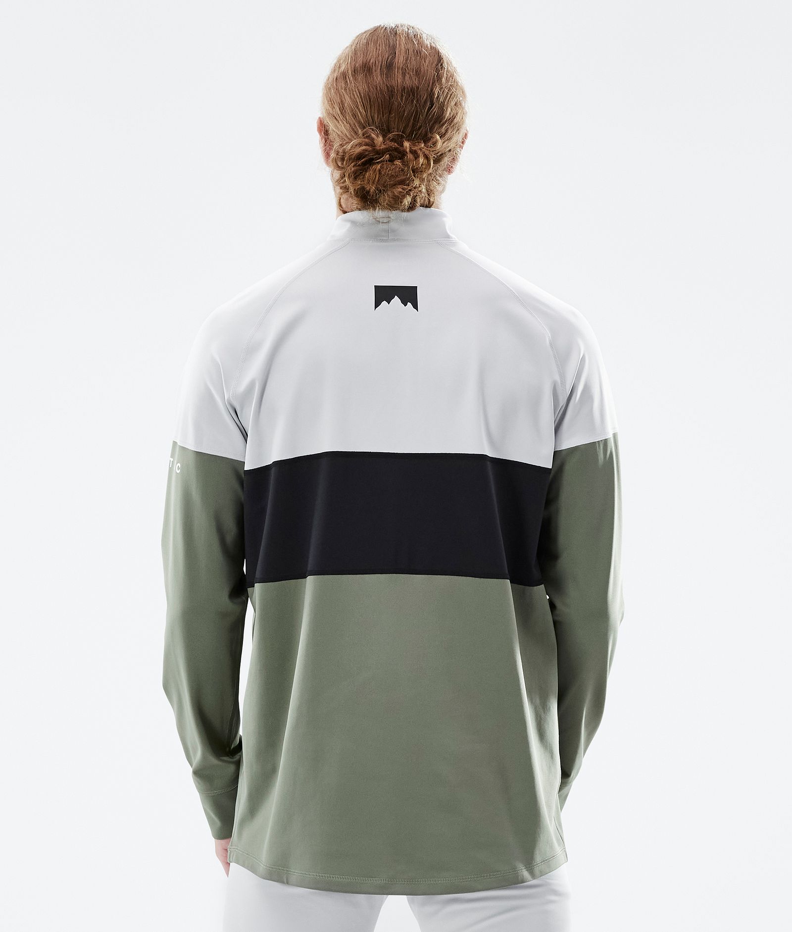 Alpha ベースレイヤートップ メンズ Light Grey/Black/Greenish, 画像3 / 5
