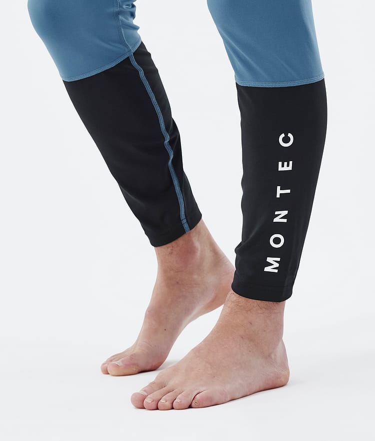 Alpha Legginsy Termoaktywne Mężczyźni Blue Steel/Black