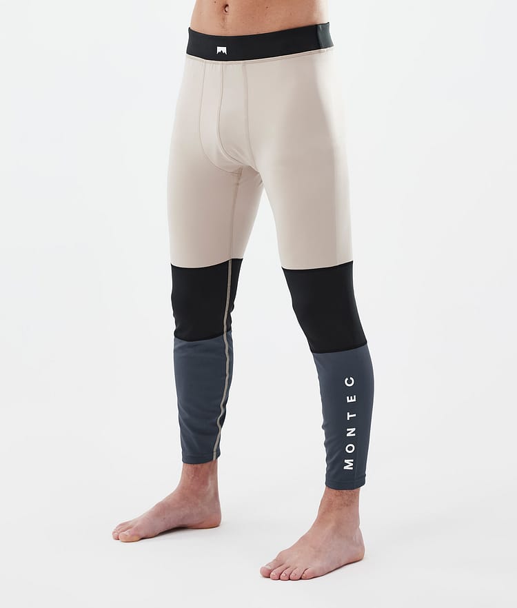 Alpha Base Layer Pant Men Sand/Black/Metal Blue, Image 1 of 7