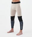 Alpha Pantaloni Termici Uomo Sand/Black/Metal Blue