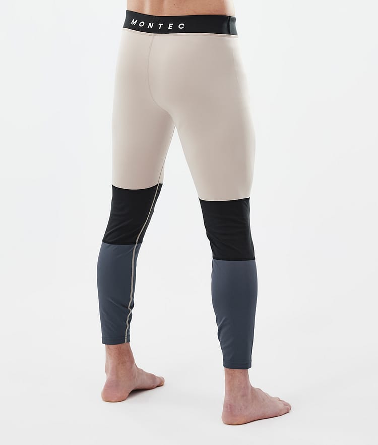 Alpha Base Layer Pant Men Sand/Black/Metal Blue