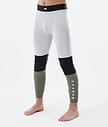 Alpha Base Layer Pant Men Light Grey/Black/Greenish