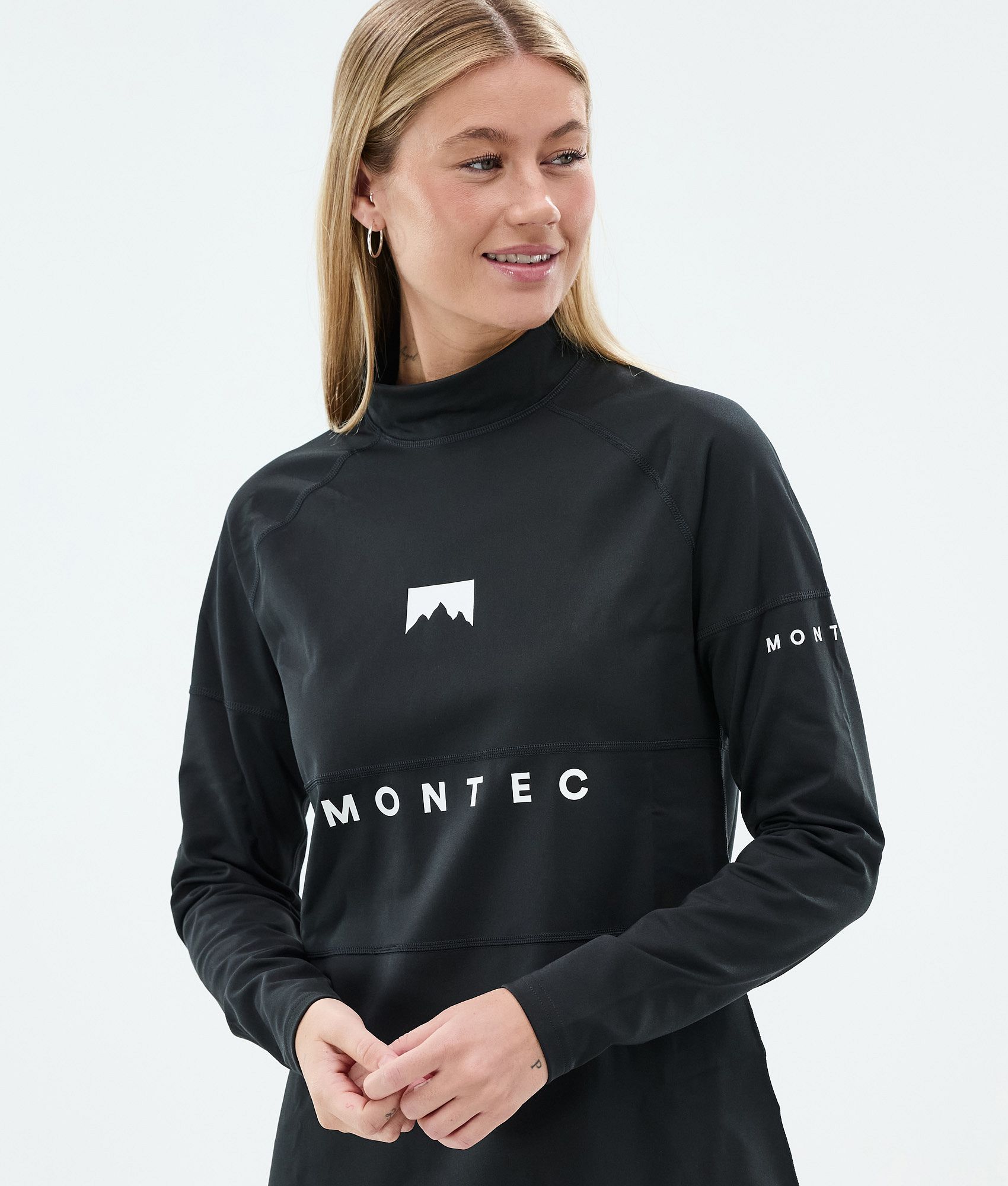 Montec Alpha W Base Layer Top Women Black | Montecwear.com