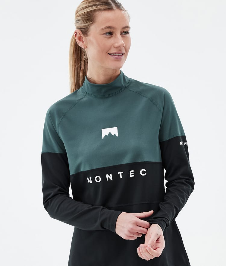 Alpha W Base Layer Top Women Dark Atlantic/Black, Image 2 of 5