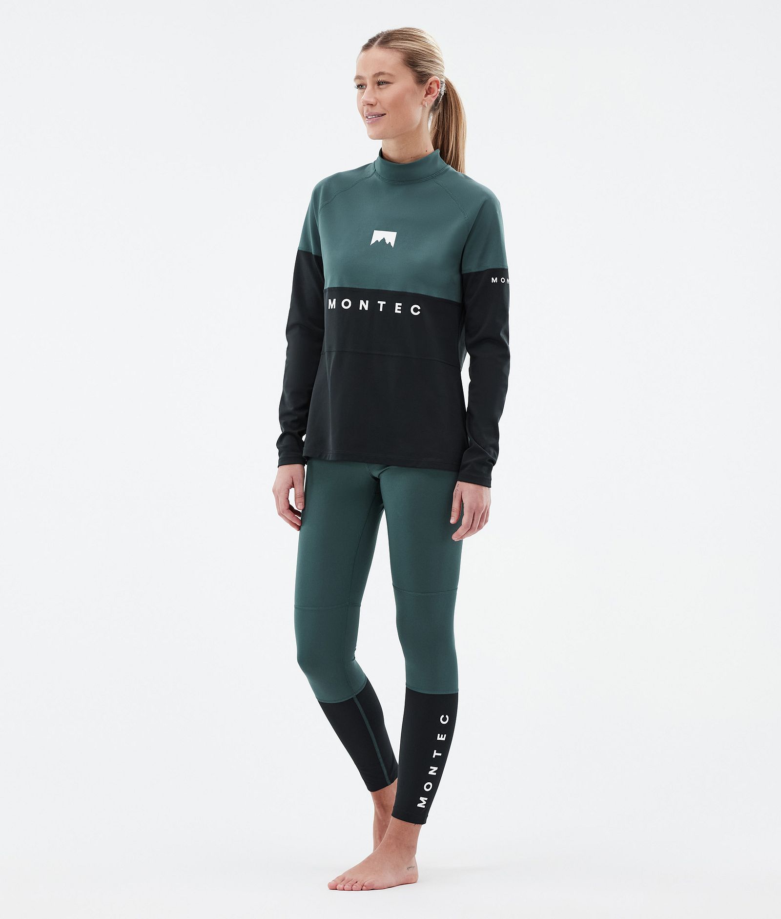 Alpha W Base Layer Top Women Dark Atlantic/Black, Image 3 of 5