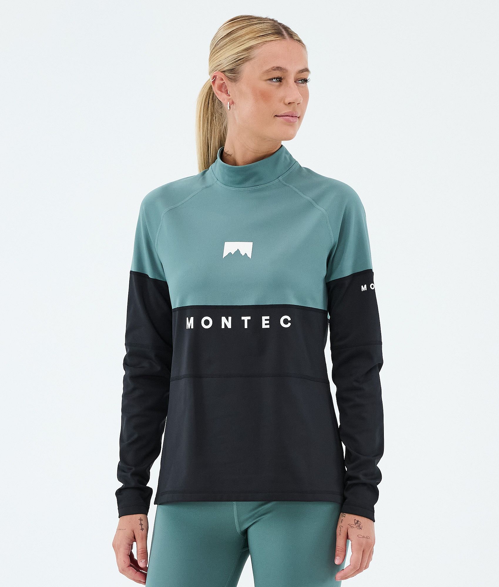 Montec Alpha W Funktionsshirt Damen - Atlantic/Black