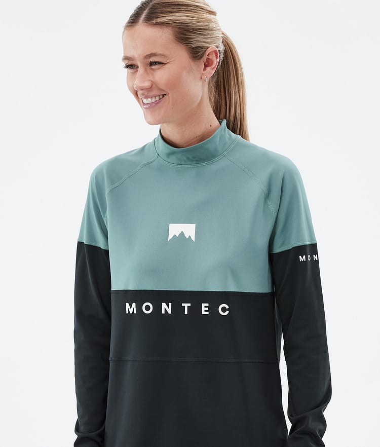 Alpha W Base Layer Top Women Atlantic/Black, Image 2 of 5