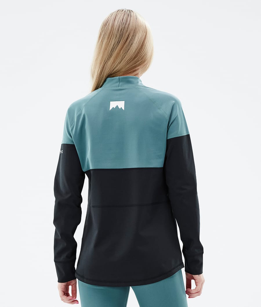 Alpha W Base Layer Top Women Atlantic/Black