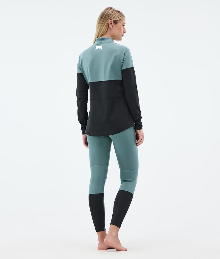 Alpha W Baselayer top Dame Atlantic/Black, Billede 4 af 5