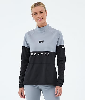 Alpha W Maglia Termica Donna Soft Blue/Black