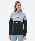 Alpha W Base Layer Top Women Soft Blue/Black, Image 1 of 5