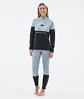 Alpha W Base Layer Top Women Soft Blue/Black, Image 3 of 5