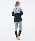 Alpha W Base Layer Top Women Soft Blue/Black, Image 4 of 5