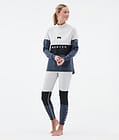 Alpha W Base Layer Top Women Light Grey/Black/Metal Blue, Image 3 of 5