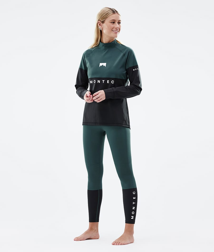 Alpha W Base Layer Pant Women Dark Atlantic/Black