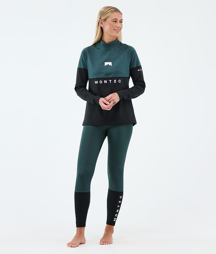 Alpha W Base Layer Pant Women Dark Atlantic/Black, Image 3 of 7