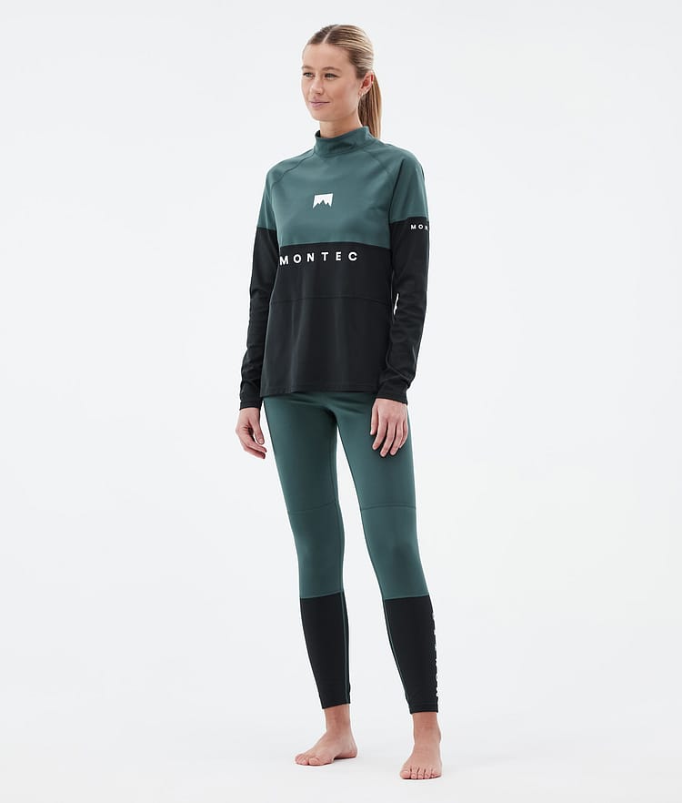 Alpha W Base Layer Pant Women Dark Atlantic/Black, Image 3 of 7