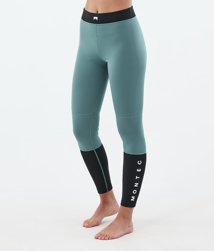 Alpha W Baselayer tights Dame Atlantic/Black, Billede 1 af 7