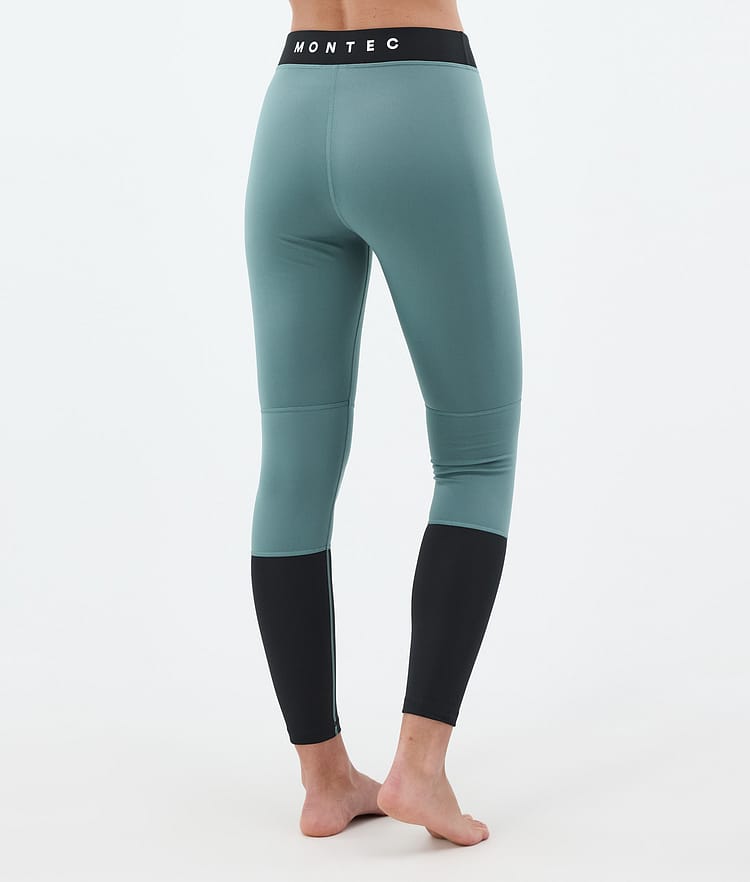 Alpha W Baselayer tights Dame Atlantic/Black, Billede 2 af 7