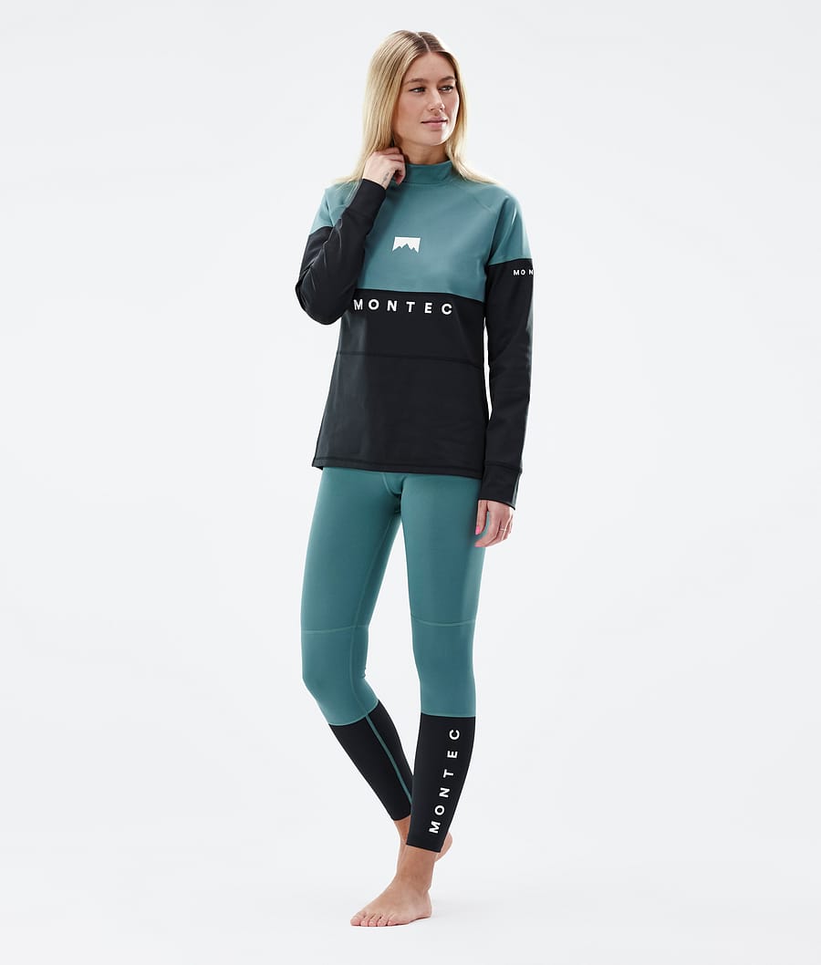 Alpha W Base Layer Pant Women Atlantic/Black
