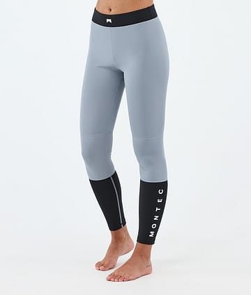 Alpha W Pantaloni Termici Donna Soft Blue/Black