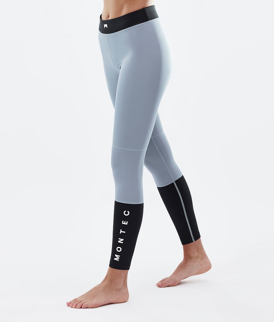 Alpha W Superundertøy bukse Dame Soft Blue/Black