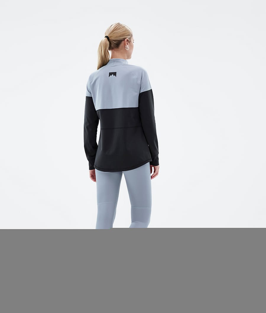 Alpha W Base Layer Pant Women Soft Blue/Black