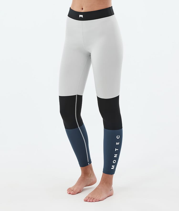 Alpha W Basislaag Broek Dames Light Grey/Black/Metal Blue, Afbeelding 1 van 7