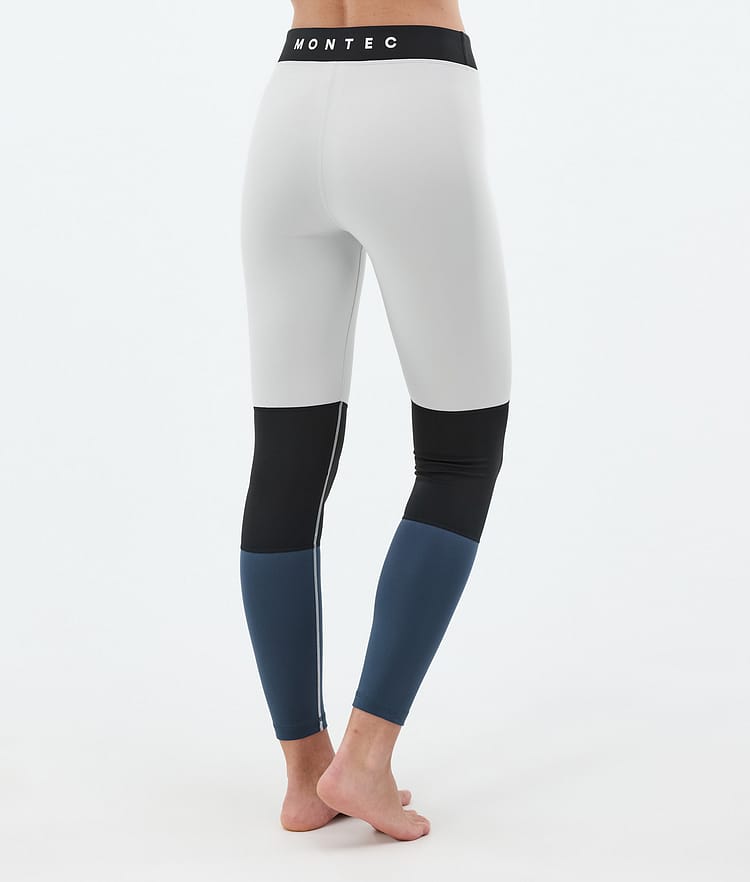 Alpha W Basislaag Broek Dames Light Grey/Black/Metal Blue, Afbeelding 2 van 7