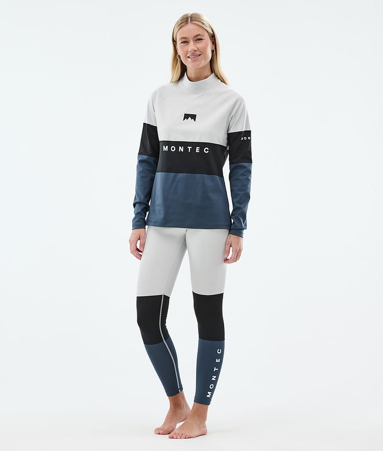 Alpha W Basislaag Broek Dames Light Grey/Black/Metal Blue, Afbeelding 3 van 7