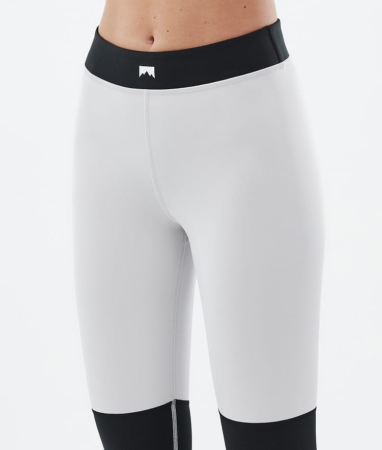 Alpha W Base Layer Pant Women Light Grey/Black/Metal Blue, Image 5 of 7