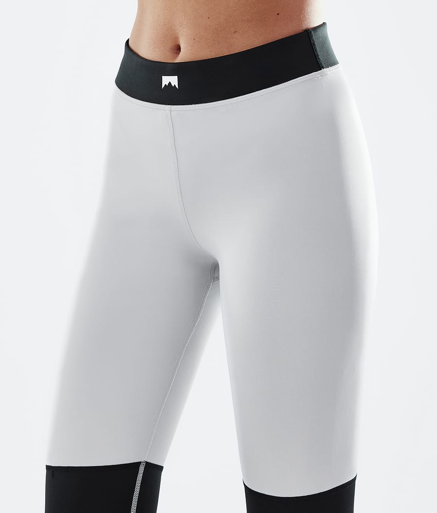 Alpha W Base Layer Pant Women Light Grey/Black/Metal Blue