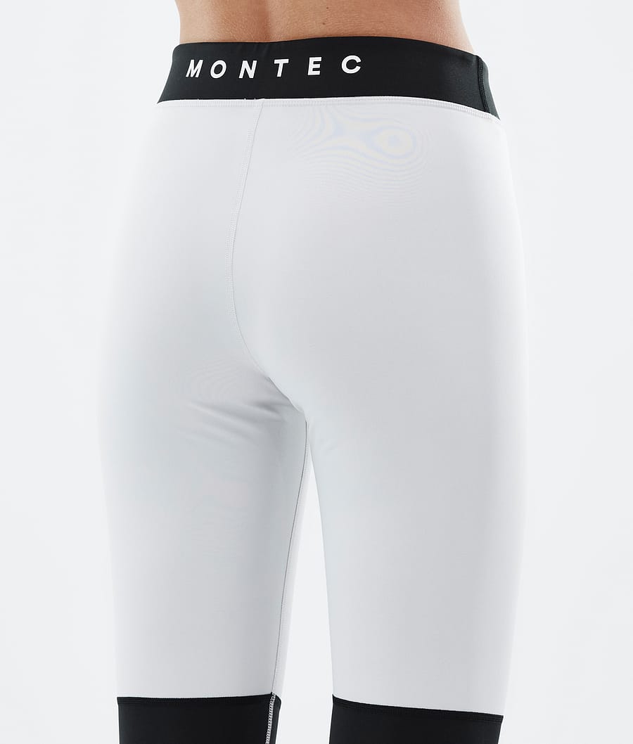Alpha W Base Layer Pant Women Light Grey/Black/Metal Blue