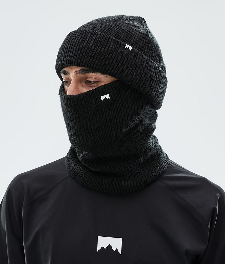 Classic Knitted 2022 Facemask Black, Image 2 of 3