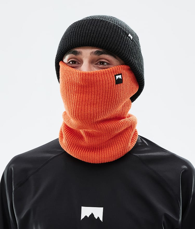 Classic Knitted 2022 Facemask Orange, Image 2 of 3