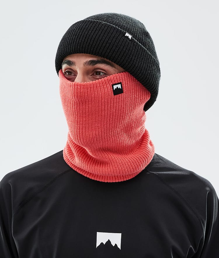 Classic Knitted 2022 Facemask Coral