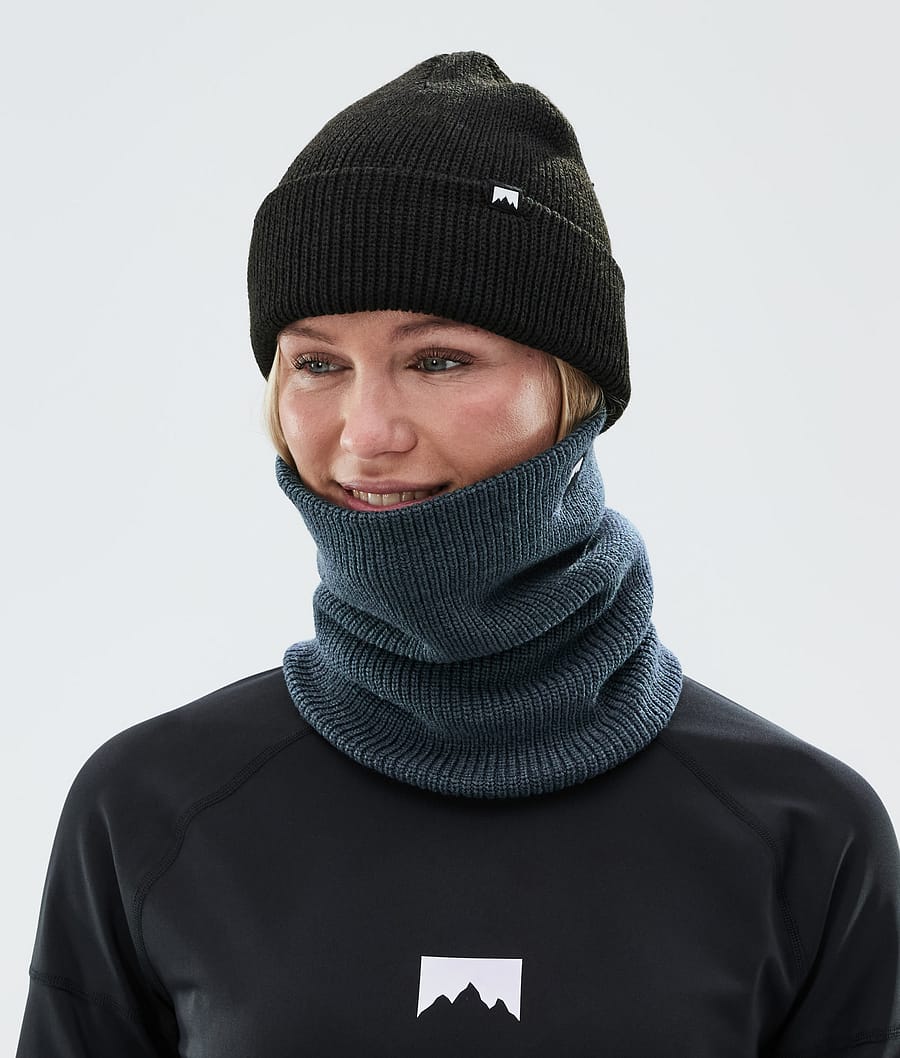 Classic Knitted 2022 Tour de cou Metal Blue