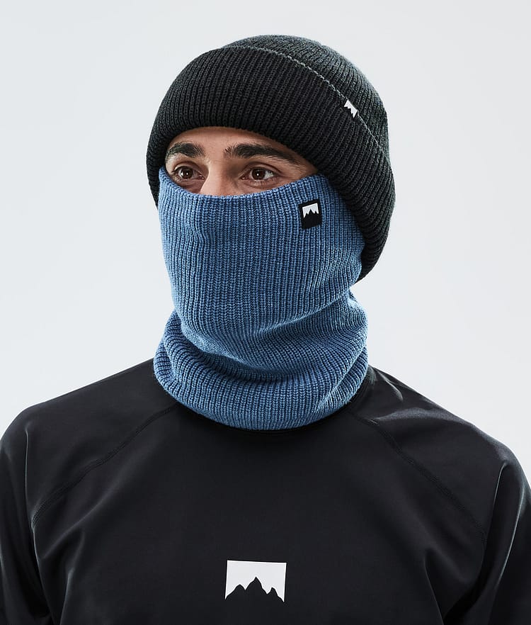 Classic Knitted 2022 Facemask Blue Steel