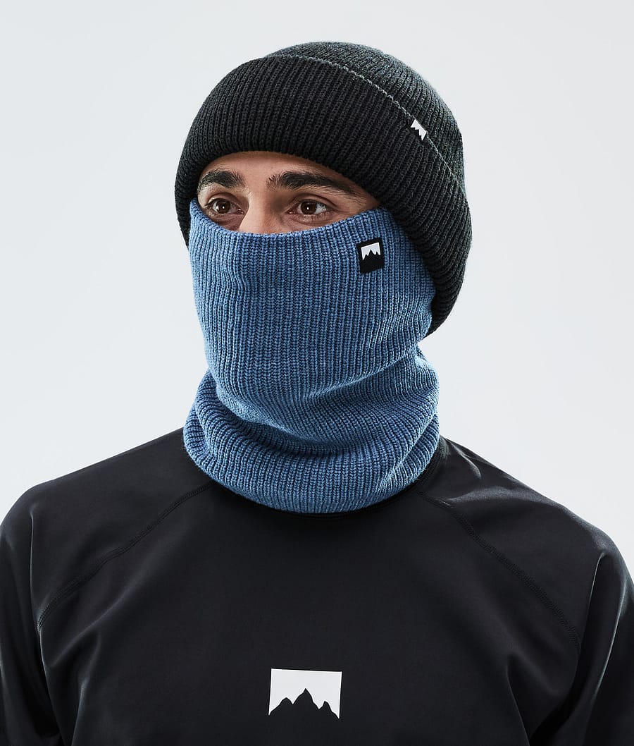 Classic Knitted 2022 Tour de cou Blue Steel