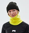 Classic Knitted 2022 Facemask Bright Yellow, Image 3 of 3