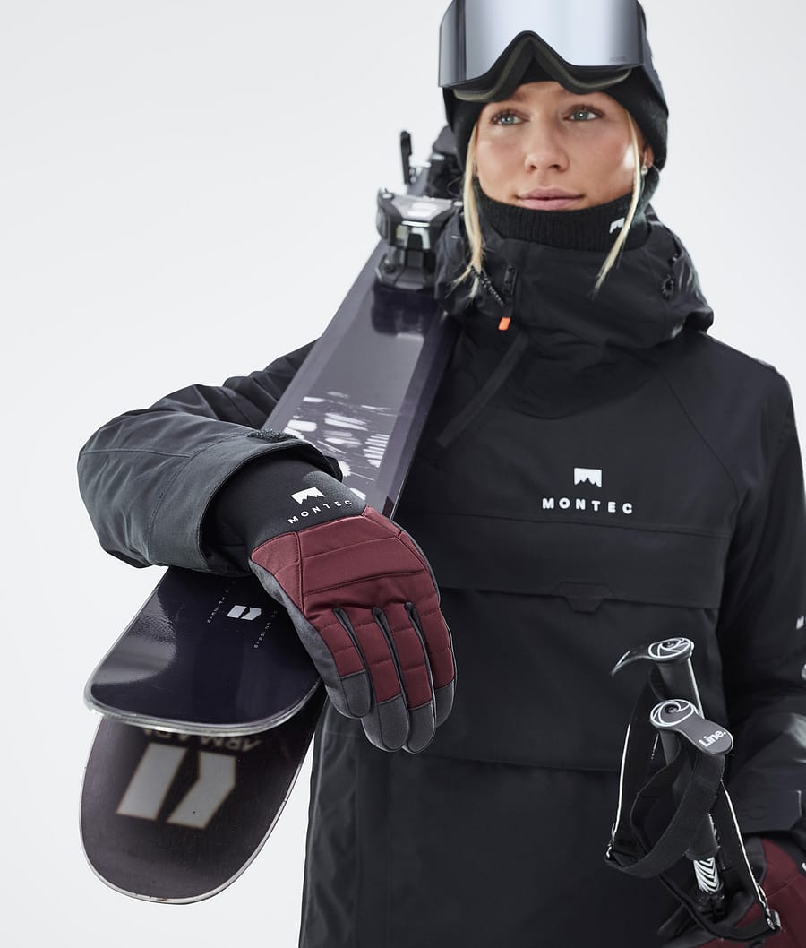 Kilo Ski Gloves Burgundy