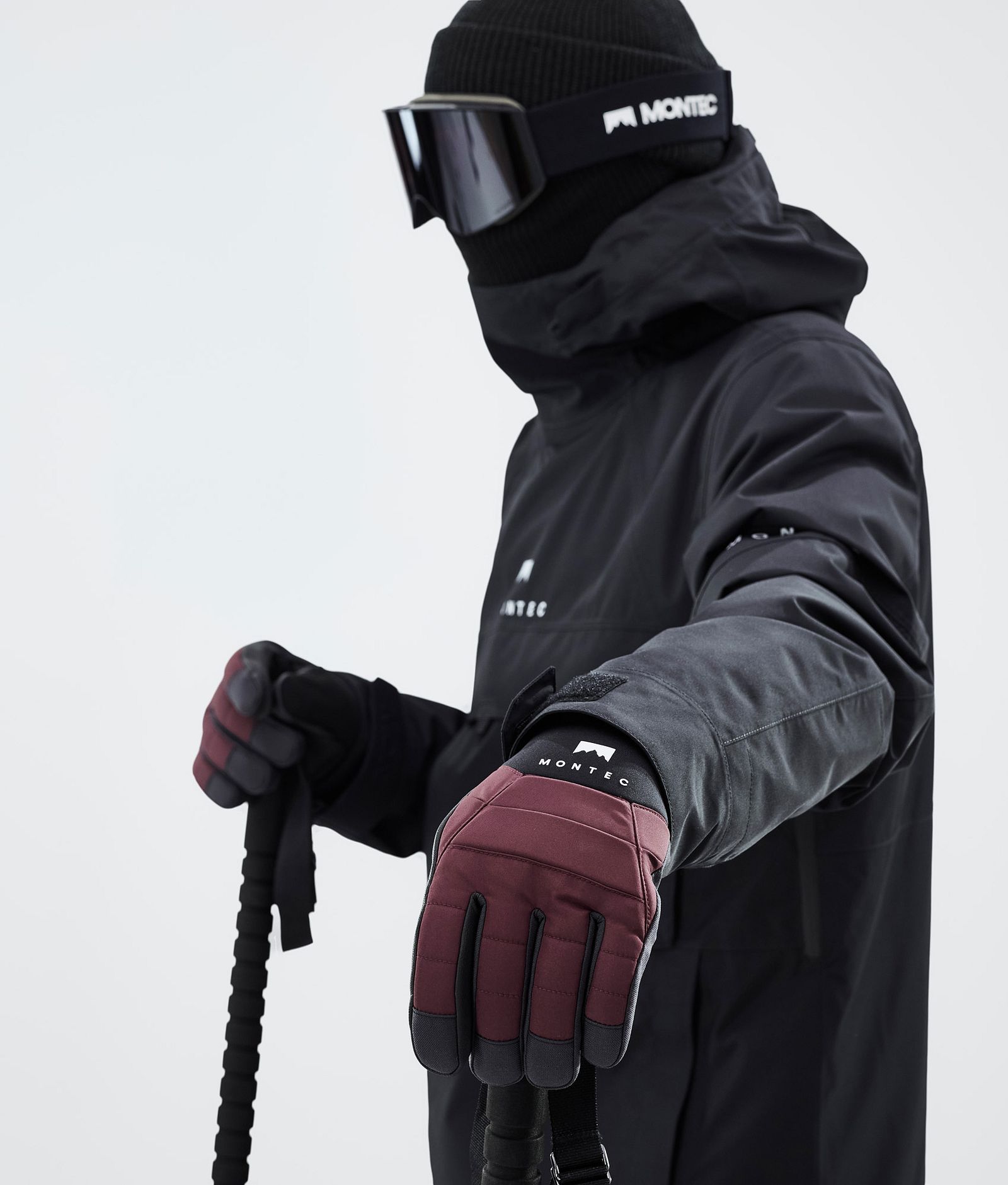 Kilo 2022 Skihandsker Burgundy, Billede 4 af 5