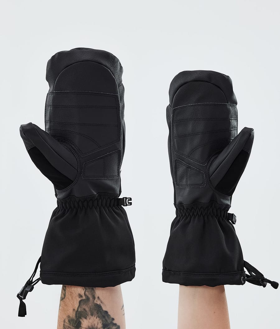 Roast Snow Mittens Black