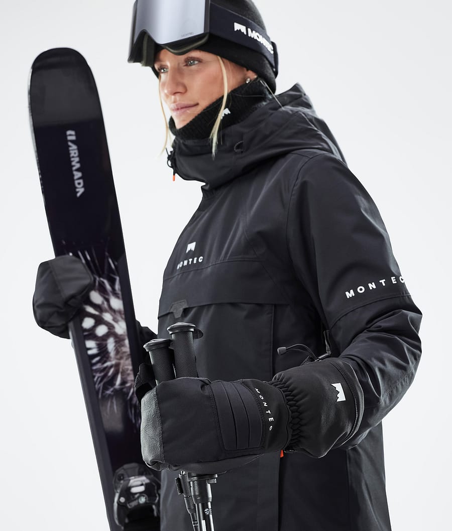 Roast Snow Mittens Black