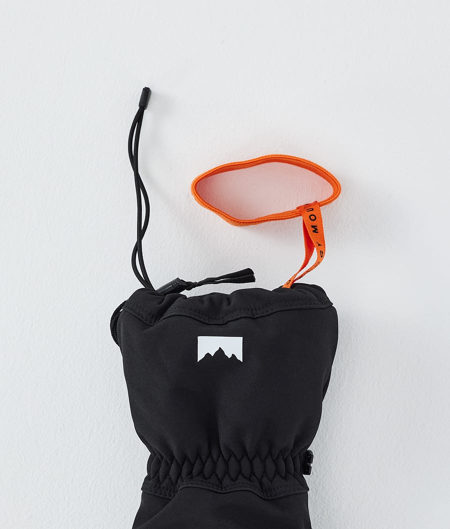 Roast Snow Mittens Black