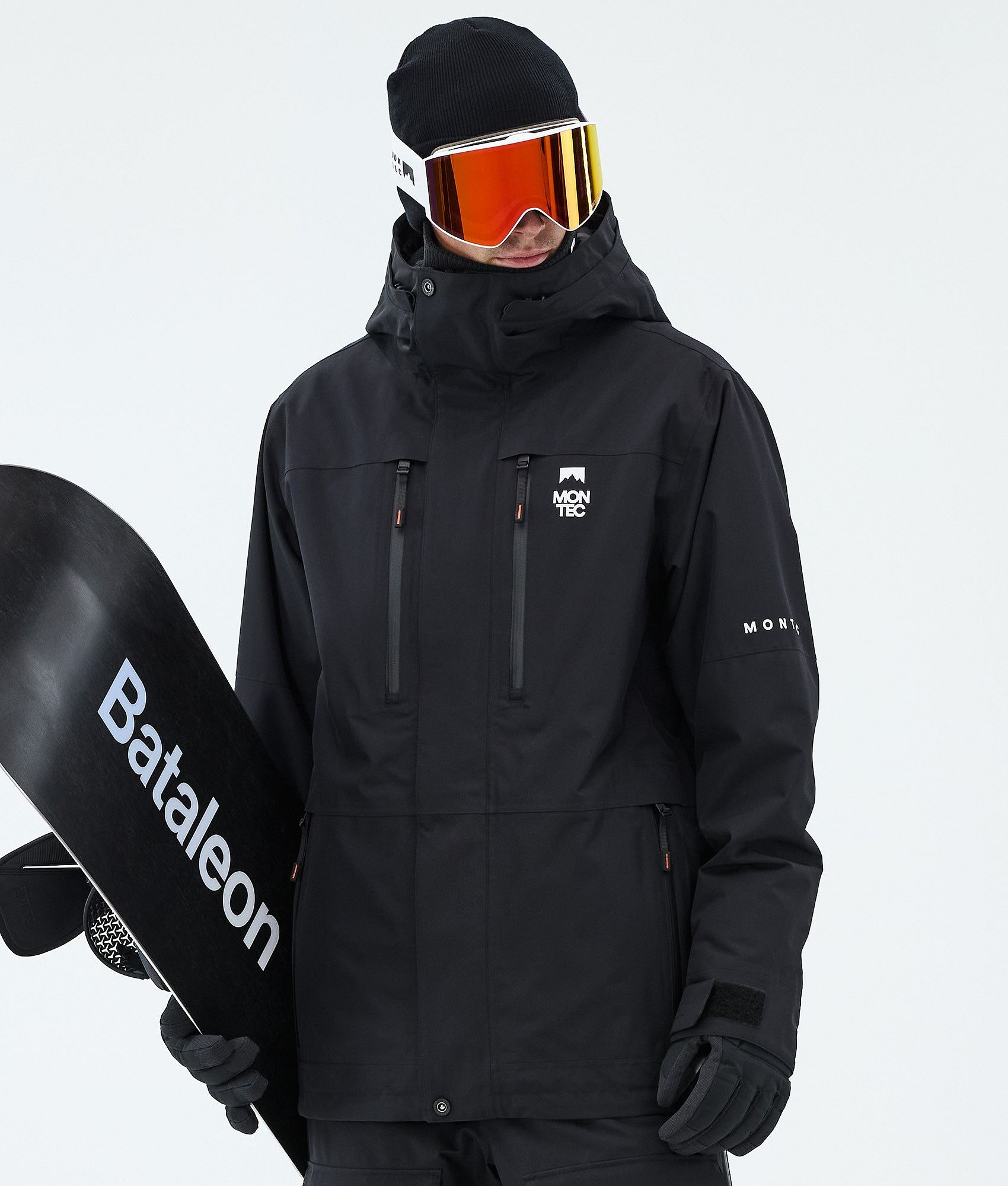 Montec Fawk Snowboard Jacket Men Black | Montecwear.com