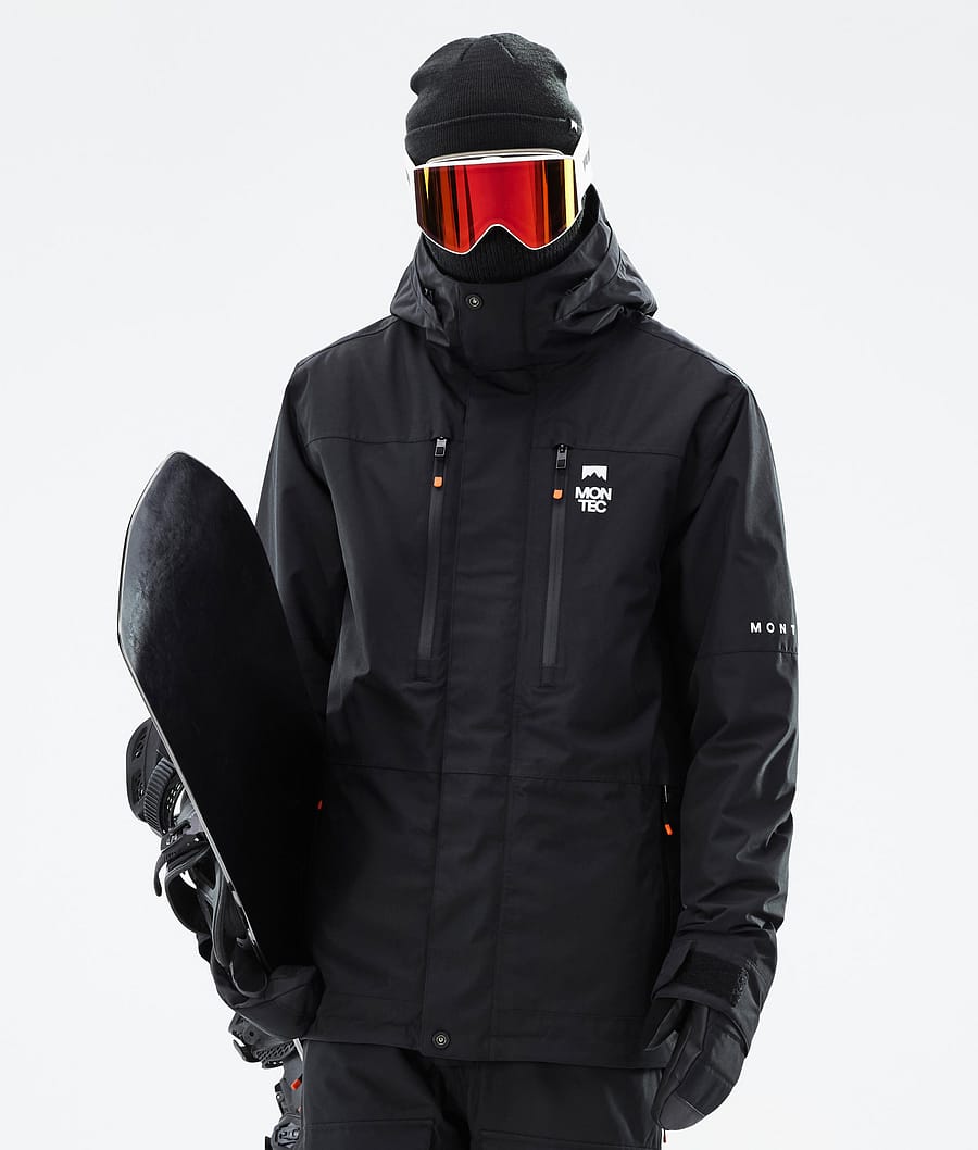Fawk Snowboard Jacket Men Black Renewed