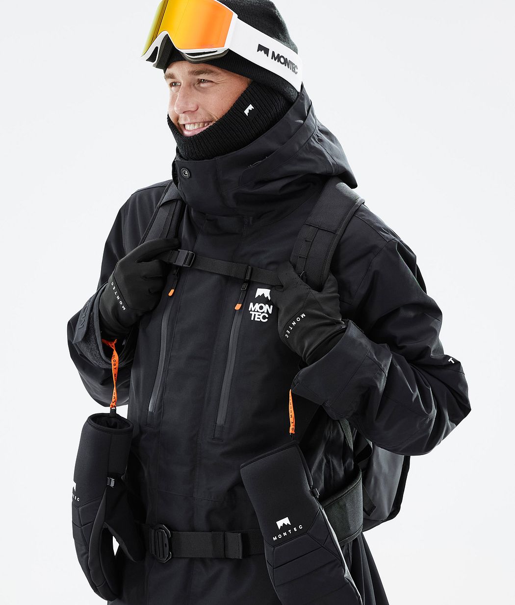 Fawk Ski Jacket Men Black