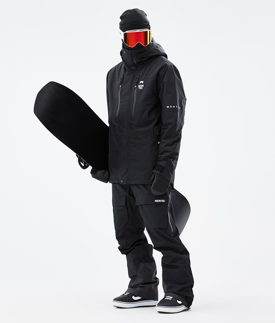 Fawk Snowboard Jacket Men Black